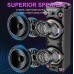 Портативна акумуляторна Bluetooth колонка Sing-E JQS9055, 100 Вт, 2×12", висота 128 см, з 2 мікрофонами
