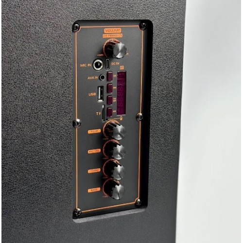Портативна акумуляторна Bluetooth колонка Sing-E ZQS908S, 40 Вт, 1×8", висота 41 см, з мікрофоном