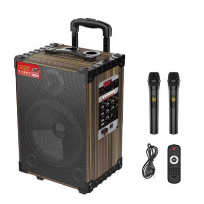 Портативна акумуляторна Bluetooth колонка Sing-E JQS910S, 50 Вт, 1×10", висота 50 см, з 2 мікрофонами