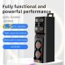 Портативна акумуляторна Bluetooth колонка Sing-E JQS9602, 60 Вт, 2×6.5", висота 100 см, з 2 мікрофонами