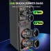 Портативна акумуляторна Bluetooth колонка Sing-E JQS9602, 60 Вт, 2×6.5", висота 100 см, з 2 мікрофонами