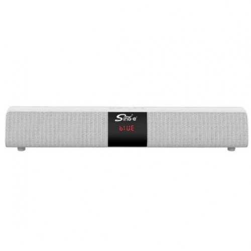 Портативна акумуляторна Bluetooth колонка саундбар Sing-E CQS R35, 20 Вт, 2х2", висота 8 см
