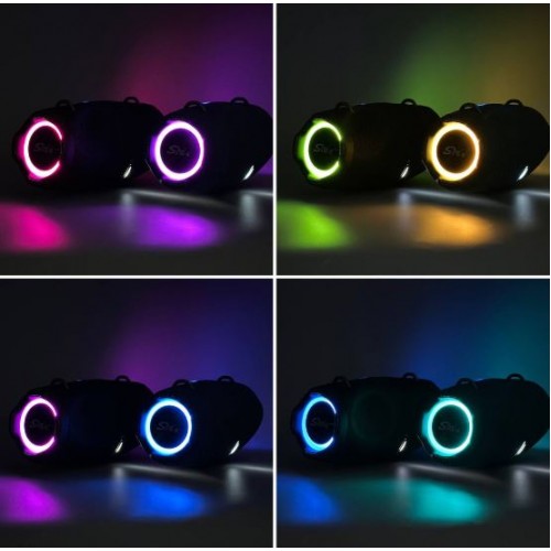 Портативна акумуляторна Bluetooth колонка Sing-E ZQS-L33, 50 Вт, 2х2.5", висота 15 см
