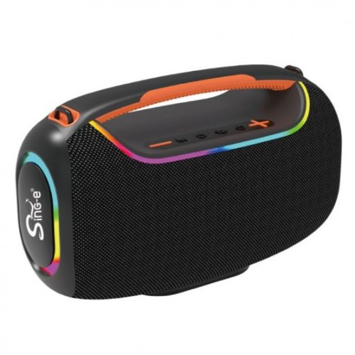 Портативна акумуляторна Bluetooth колонка Sing-E ZQS P200, 60 Вт, 2х3" + 2х1.35", висота 19 см