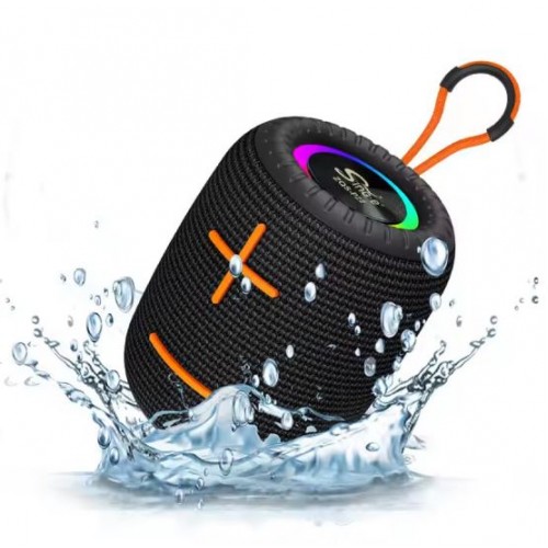 Портативна акумуляторна Bluetooth колонка водонепроникна Sing-E ZQS P22 IPX3, 8 Вт, 1х2", висота 11 см