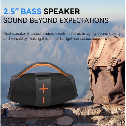 Портативна акумуляторна Bluetooth колонка Sing-E ZQS P50, 20 Вт, 2х2.5", висота 19 см