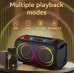 Портативна акумуляторна Bluetooth колонка Sing-E ZQS-L17, 40 Вт, 2х6.5", висота 26 см, з 2 мікрофонами