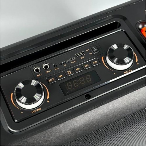 Портативна акумуляторна Bluetooth колонка Sing-E ZQS-L17, 40 Вт, 2х6.5", висота 26 см, з 2 мікрофонами
