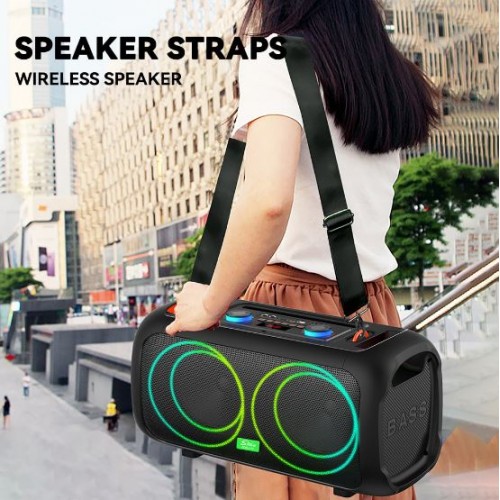 Портативна акумуляторна Bluetooth колонка Sing-E ZQS-L17, 40 Вт, 2х6.5", висота 26 см, з 2 мікрофонами