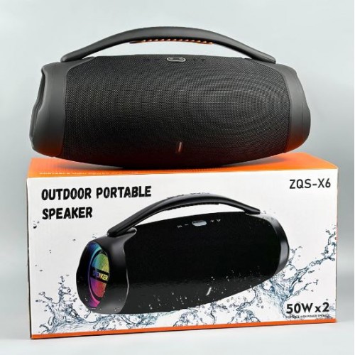 Портативна акумуляторна Bluetooth колонка Sing-E ZQS-X6, 100 Вт, 2х4" + 2х2", висота 26 см, з 2 мікрофонами