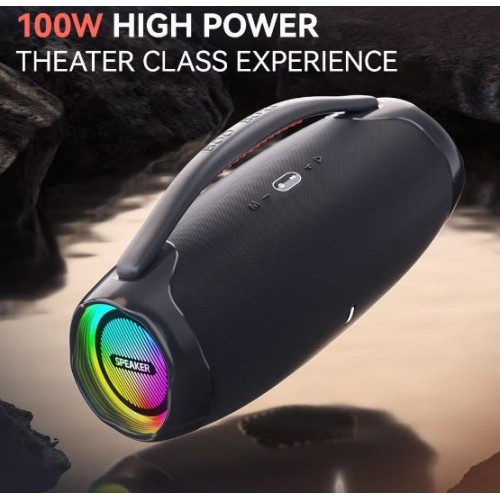 Портативна акумуляторна Bluetooth колонка Sing-E ZQS-X6, 100 Вт, 2х4" + 2х2", висота 26 см, з 2 мікрофонами