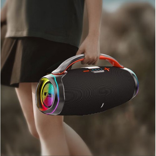 Портативна акумуляторна Bluetooth колонка Sing-E ZQS-X8, 100 Вт, 2х4" + 2х2", висота 26 см, з 2 мікрофонами