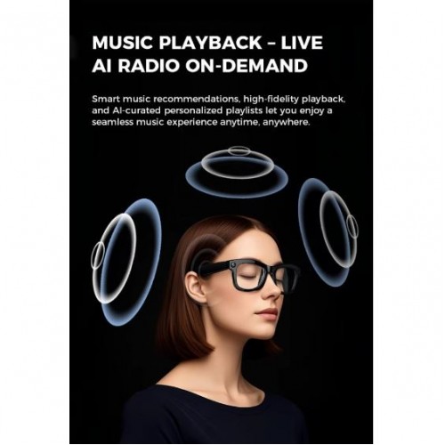 Смарт-окуляри Smart AI Glasses AIMB-G1 з фото та відеозйомкою 8MP-камера (Memory 32Gb)