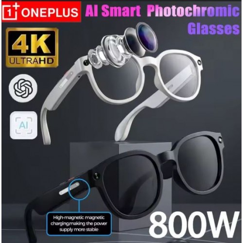 Смарт-окуляри Smart AI Glasses AIMB-S1 HD-камера (з фото-та відеозйомкою + додаткові лінзи)