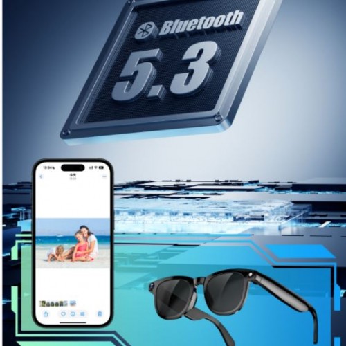 Смарт-окуляри Smart AI Glasses CY01 HD-камера (з фото та відеозйомкою + додаткові лінзи) (2Gb, 4Gb)