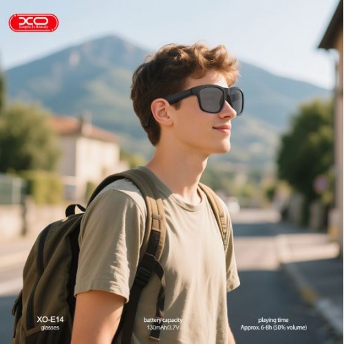 Смарт-окуляри XO E14 Audio Bluetooth+UV Protective (130mAh, 3.7V)