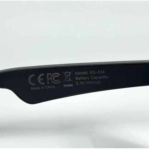 Смарт-окуляри XO E14 Audio Bluetooth+UV Protective (130mAh, 3.7V)