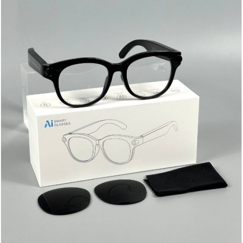 Смарт-окуляри Smart AI Glasses M89 з фото та відеозйомкою 8MP-камера + додаткові лінзи