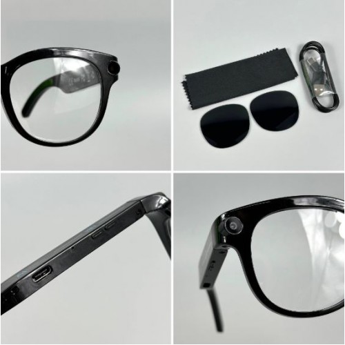 Смарт-окуляри Smart AI Glasses M89 з фото та відеозйомкою 8MP-камера + додаткові лінзи