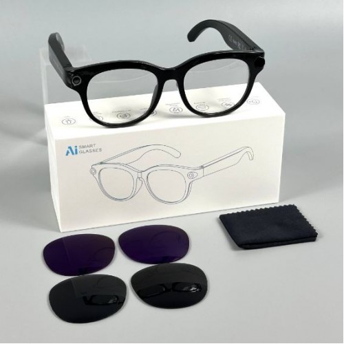 Смарт-окуляри Smart AI Glasses M89S з фото та відеозйомкою 8MP-камера + 2 комплекта додаткових лінз