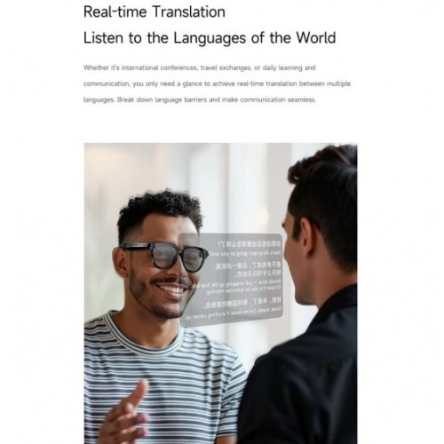 Смарт-окуляри Smart AI Glasses M89S з фото та відеозйомкою 8MP-камера + 2 комплекта додаткових лінз