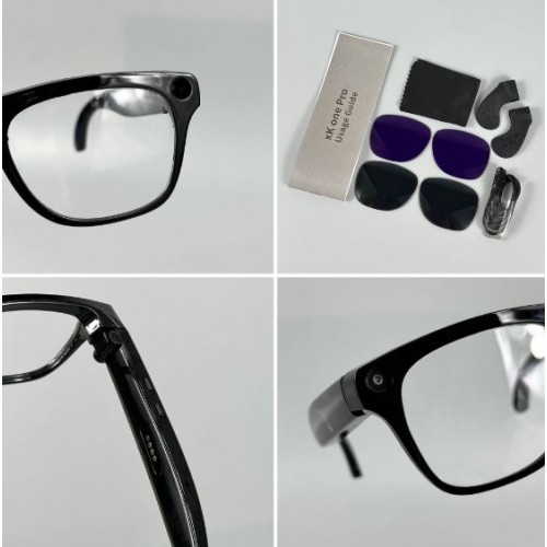 Смарт-окуляри Smart AI Glasses xKoen Pro з фото та відеозйомкою HD-камера + 2 комплекта додаткових лінз (2Gb, 4Gb)