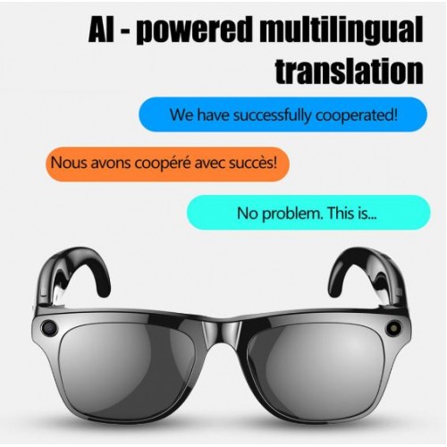 Смарт-окуляри Smart AI Glasses xKoen Pro з фото та відеозйомкою HD-камера + 2 комплекта додаткових лінз (2Gb, 4Gb)