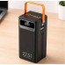 Павербанк TUGII-Y104 40000mAh 22.5W Black з швидкою зарядкою, ліхтарем та вбудованими кабелями 