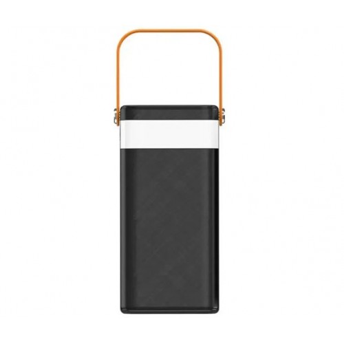 Павербанк TUGII-Y104 40000mAh 22.5W Black з швидкою зарядкою, ліхтарем та вбудованими кабелями 