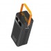 Павербанк TUGII-Y104 40000mAh 22.5W Black з швидкою зарядкою, ліхтарем та вбудованими кабелями 