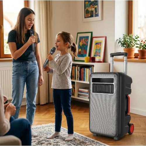 Портативна акумуляторна Bluetooth колонка Temeisheng SL 10-22, 60 Вт, 1×10" з 2 мікрофонами