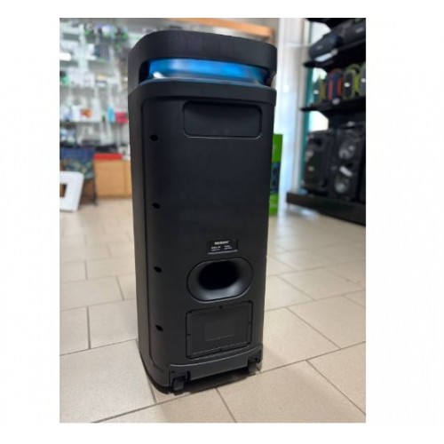 Портативна акумуляторна Bluetooth колонка Temeisheng 1028E-D12, 300 Вт, 1×12"+2x4", висота 87 см, з 2 мікрофонами