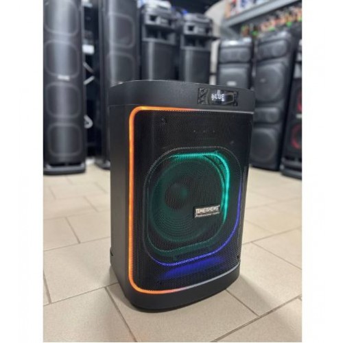 Портативна акумуляторна Bluetooth колонка Temeisheng 1221-A6, 80 Вт, 1×12", висота 66 см, з 2 мікрофонами