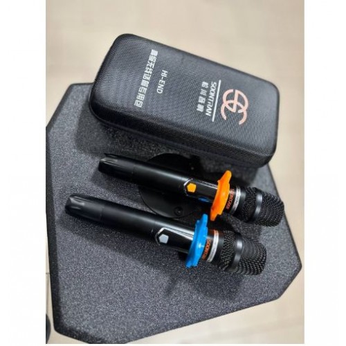 Портативна акумуляторна Bluetooth колонка Temeisheng SG30-208, 500 Вт, 2×8", висота 70 см, з 2 мікрофонами