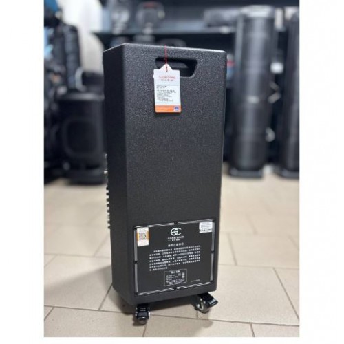 Портативна акумуляторна Bluetooth колонка Temeisheng SG30-208, 500 Вт, 2×8", висота 70 см, з 2 мікрофонами