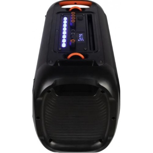 Портативна акумуляторна Bluetooth колонка Temeisheng TMS-6616, 100 Вт, 2×6.5", висота 32 см, з 2 мікрофонами