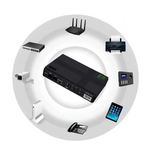 UPS для роутера 18W 10400mAh, джерело безперебійного живлення