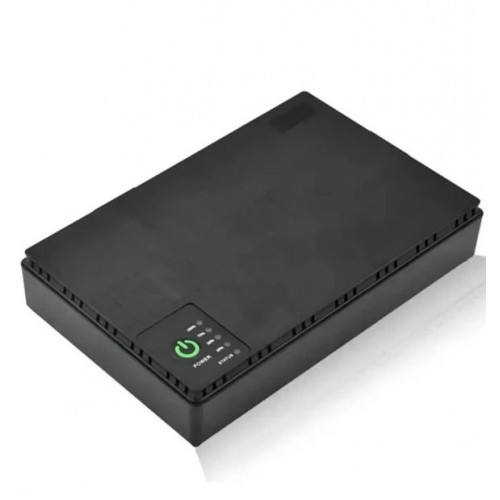 ДБЖ для роутера, UPS DC1018P, 10400 mAh 18W, оптики, терміналу, відеокамери, 5V/9V/12V