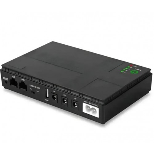 ДБЖ для роутера, UPS DC1018P, 10400 mAh 18W, оптики, терміналу, відеокамери, 5V/9V/12V