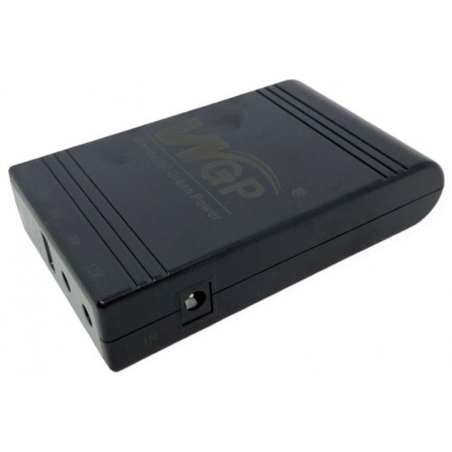 Mini UPS WGP, Powerbank на 10400Mah, USB-виходи, DC 12V, 12V. ДБЖ для Роутерів