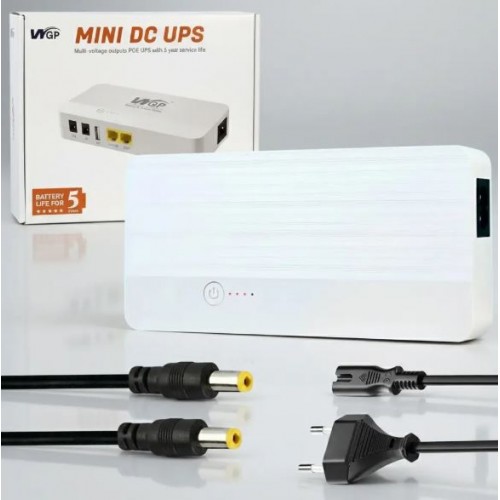 Джерело безперебійного живлення для роутера 8800 mAh, WGP POE04, Безперебійник аварійний Міні упс для роутера