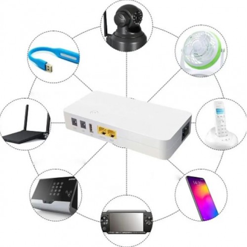 Джерело безперебійного живлення для роутера 8800 mAh, WGP POE04, Безперебійник аварійний Міні упс для роутера