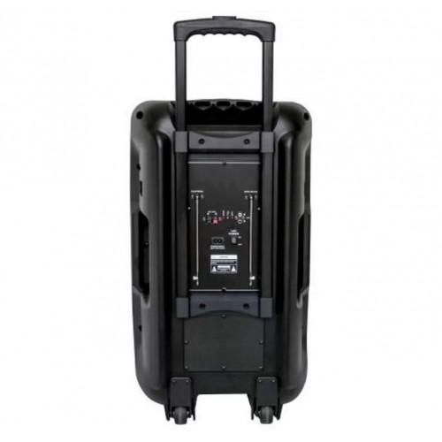 Портативна акумуляторна Bluetooth колонка ZXX-1011, 300 Вт, 1×15", висота 72 см, з 2 мікрофонами