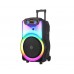 Портативна акумуляторна Bluetooth колонка ZXX-1520, 300 Вт, 1×15", висота 66 см, з 2 мікрофонами