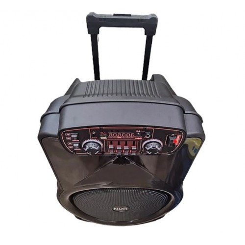 Портативна акумуляторна Bluetooth колонка ZXX-1520, 300 Вт, 1×15", висота 66 см, з 2 мікрофонами