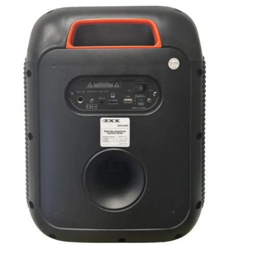 Портативна акумуляторна Bluetooth колонка ZXX-5502, 80 Вт, 1х8", висота 36 см, з 1 мікрофоном
