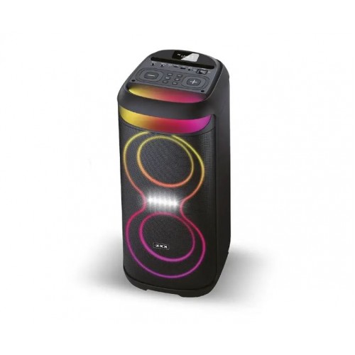 Портативна акумуляторна Bluetooth колонка ZXX-5505, 40 Вт, 2×6.5", висота 60 см, з 2 мікрофонами