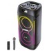 Портативна акумуляторна Bluetooth колонка ZXX-5509, 120 Вт, 2×6.5", висота 62 см, з 1 мікрофоном