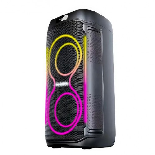 Портативна акумуляторна Bluetooth колонка ZXX-5509, 120 Вт, 2×6.5", висота 62 см, з 1 мікрофоном
