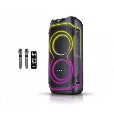Портативна акумуляторна Bluetooth колонка ZXX-5540, 200 Вт, 2×10", висота 93 см, з 2 мікрофонами